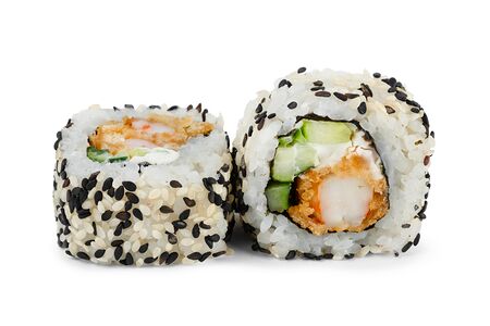 Калифорния с креветкой темпура в кунжуте 