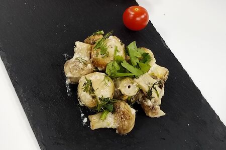 Шампиньоны на гриле