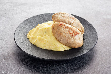 Котлетки куриные с гарниром на выбор