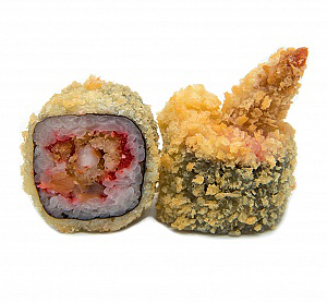 Горячий с лососем и креветкой