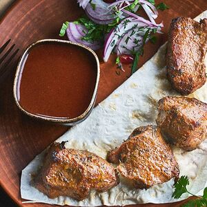 Шашлык из бараньей спинки