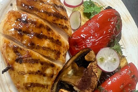 Куриное филе с овощами