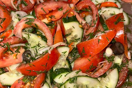 Салат свежий овощной