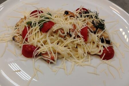 Паста с креветками