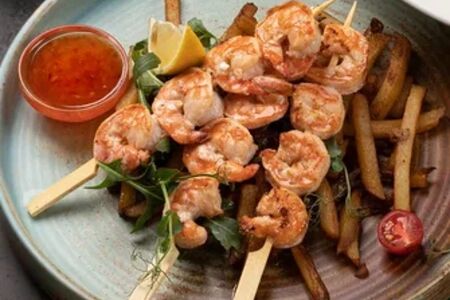 Гамбори на жару с картофелем