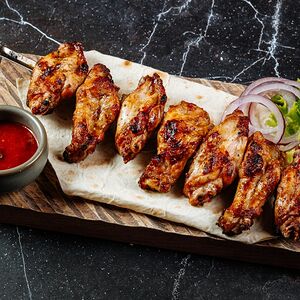 Шашлык из куриных крыльев