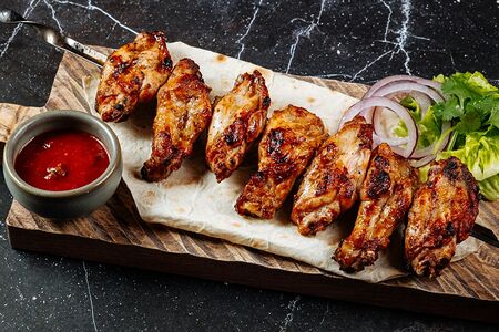 Шашлык из куриных крыльев
