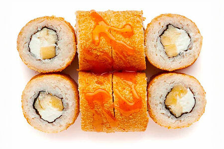 Жареный ролл Три сыра