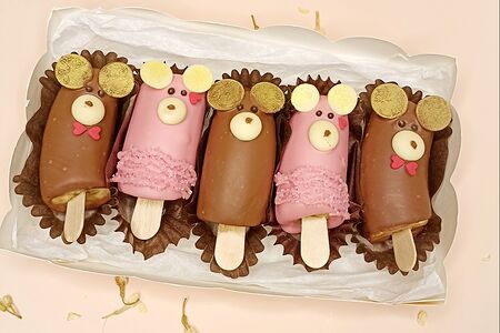 Бананы в шоколаде мишки