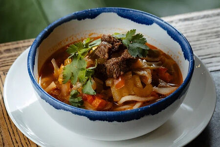 Лагман с говядиной