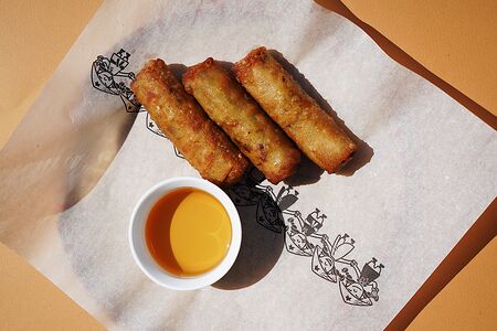 Нэм ран с говядиной и овощами