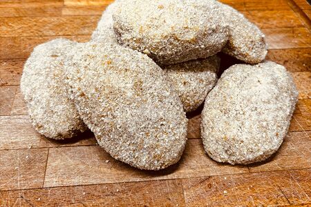 Котлеты куриные с сыром халяль замороженные 