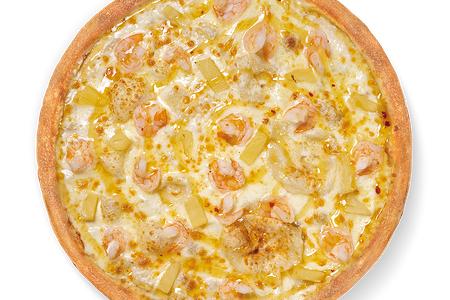 Пицца Ямайка с креветками (21 см)