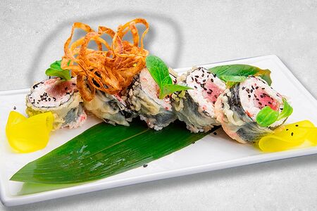 Ролл с тунцом medium без риса и с крабово-креветочным миксом