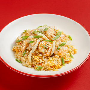 Жареный рис с морепродуктами