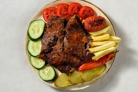 Донер с говядиной порционный