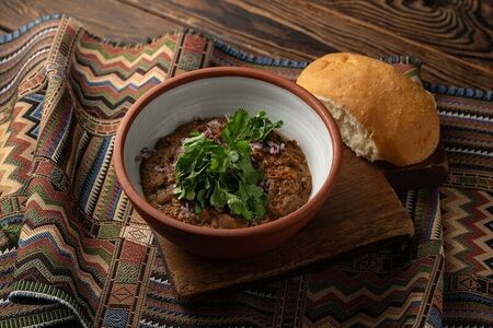 Лобио с лавашом