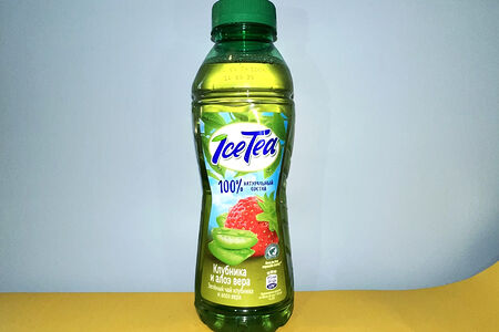 Зеленый холодный чай Фрутмотив Клубника и Алоэ Вера