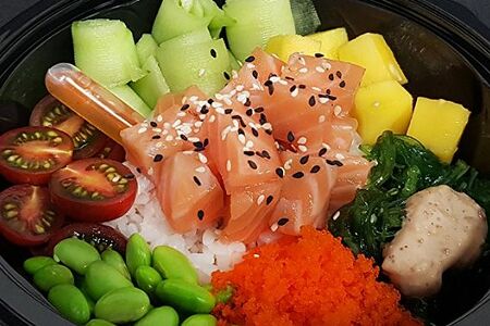 Поке с лососем