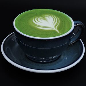 Матча-латте зеленая