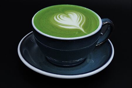 Матча-латте зеленая