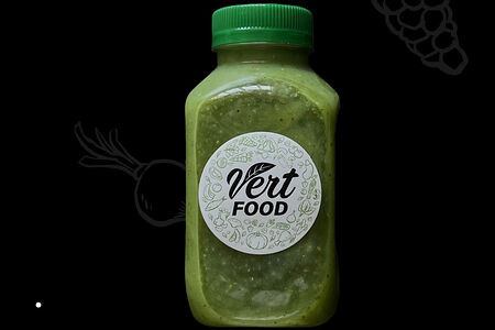 Смузи банан-яблоко с семенами чиа