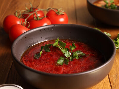 Борщ с курицей