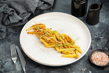 Картофель, жаренный с луком