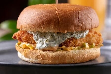 Бургер рыбный