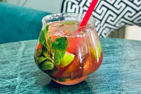 Малиновый мохито