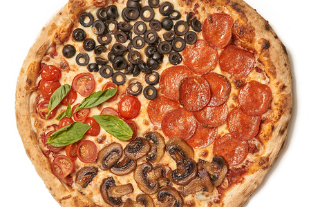 Пицца Quattro Stagioni 2 и 1 24 см