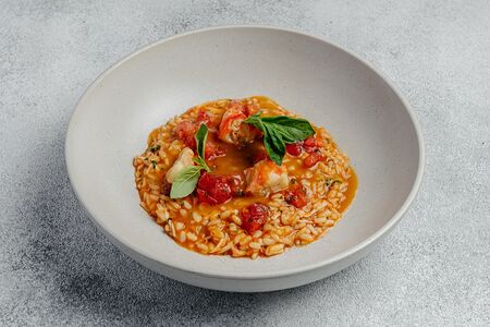 Ризотто с крабом