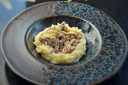 Строганов с пюре