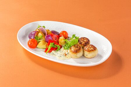 Котлеты из индейки с овощами