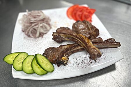 Шашлык из бараньей корейки