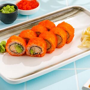 Ролл Калифорния с крабом 