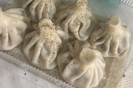 Хинкали со свиной и говядиной