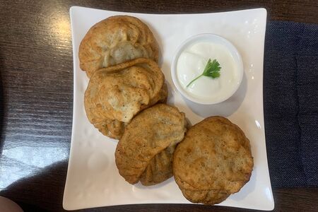 Манты жареные