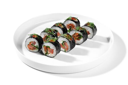 Футомаки с лососем терияки