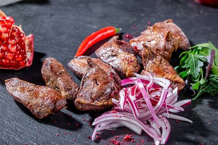 Шашлык из бараньего сердца