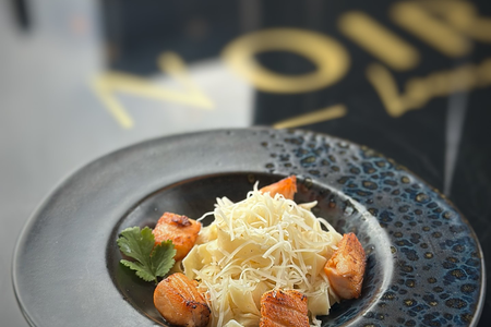 Паста с лососем