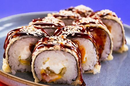 Сыр и бекон темпура