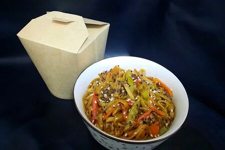 Соба с овощами