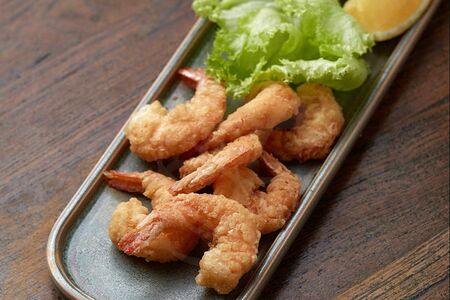 Креветки в кляре