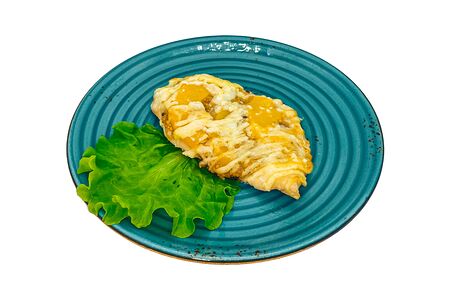 Филе куриное с персиком и горчицей