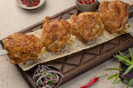 Шашлык из куриных бёдрышек