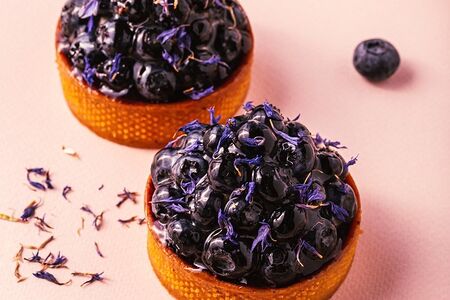 Тарталетка с голубикой