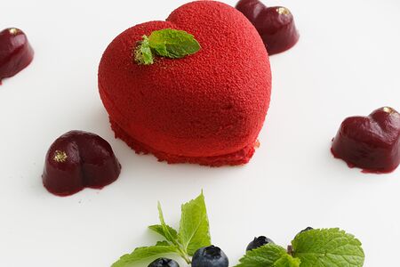 Суфле Малина-маракуйя