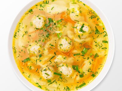 Суп с фрикадельками 