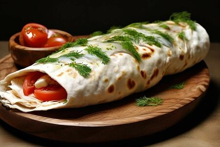 Рыба в лаваше по-турецки